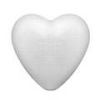 Polystyrene  - Heart - polystyrene - white - 95mm